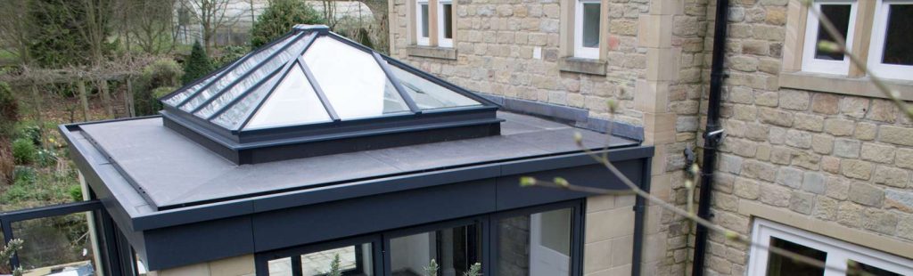 Aluminium Conservatory with Latern Roof System