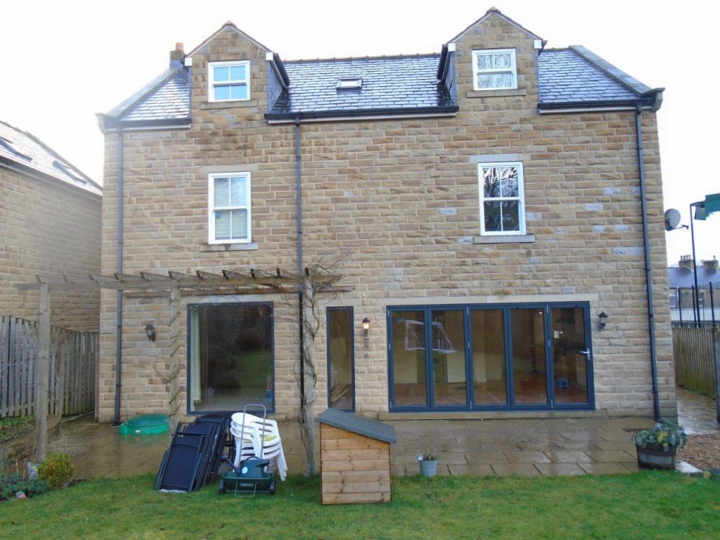 Bi-folding doors and windows fitted at a home in Huddersfield