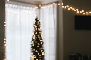window Christmas lights